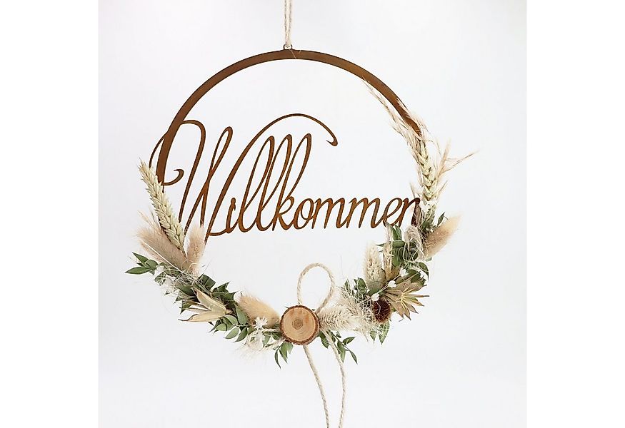 Rostikal Hängedekoration Deko Loop Hängedeko Wanddeko, Echter Rost günstig online kaufen