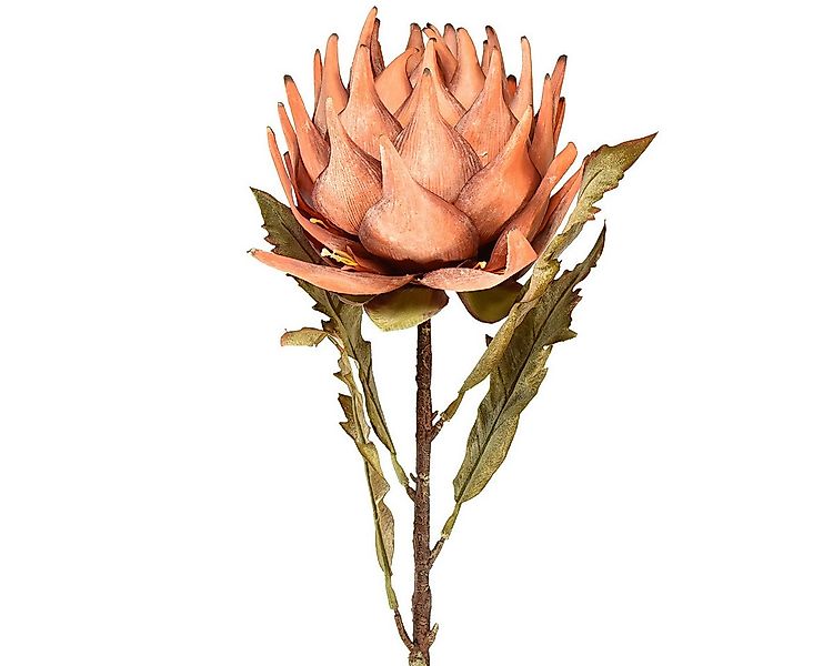 Kunstblume Artischocke Kunstblume Herbstdeko Orange Dekoration Trockenblume günstig online kaufen