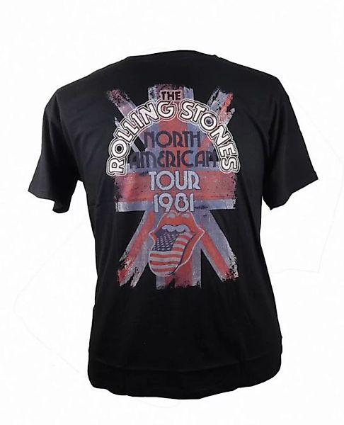 north 56 4 T-Shirt Rolling Stones Shirt von Allsize, schwarz günstig online kaufen