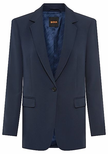 BOSS ORANGE Kurzblazer "Jabla Premium Damenmode" aus knitterarmem Krepp günstig online kaufen