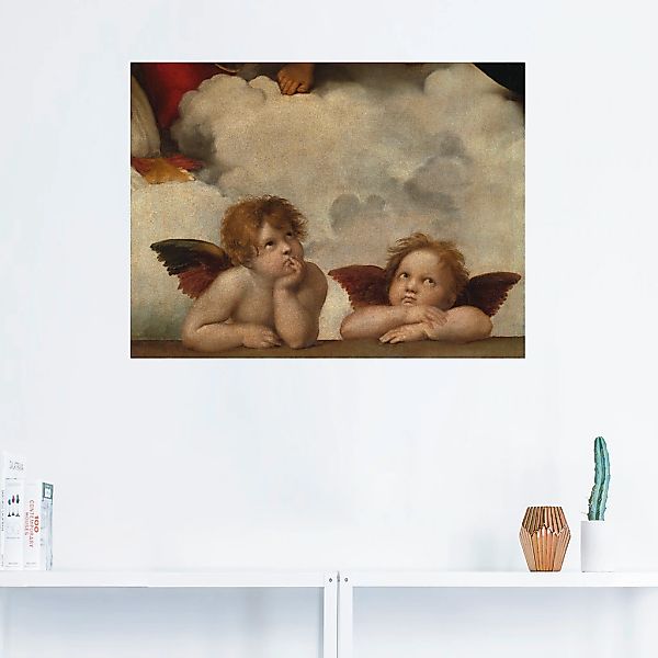 Artland Wandbild "Detail aus Die Sixtinische Madonna.", Religion, (1 St.), günstig online kaufen