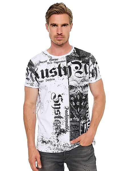 Rusty Neal T-Shirt mit Allover-Print im günstig online kaufen