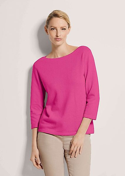 MADELEINE Strickpullover Kaschmirpullover mit U-Boot-Ausschnitt Basicshirt günstig online kaufen