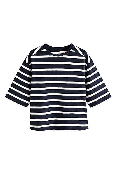 Next T-Shirt T-Shirt mit Rundhalsausschnitt aus Flammengarn (1-tlg) günstig online kaufen