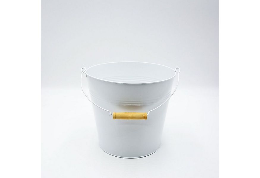 UNUS GARDEN Blumentopf Metalltopf weiß groß (1 St., Ø 24cm), blumentopf met günstig online kaufen