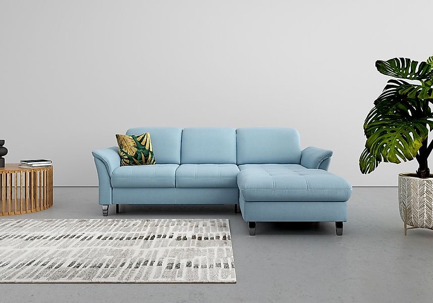 sit&more Ecksofa "Maggiore L-Form" wahlweise mit Kopfteilverstellung, Bettf günstig online kaufen