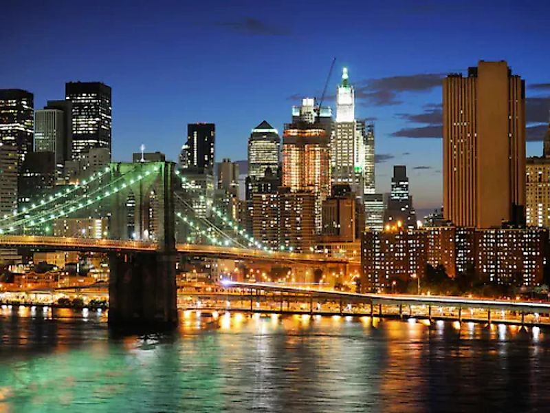 Papermoon Fototapete »New York bei nacht« günstig online kaufen