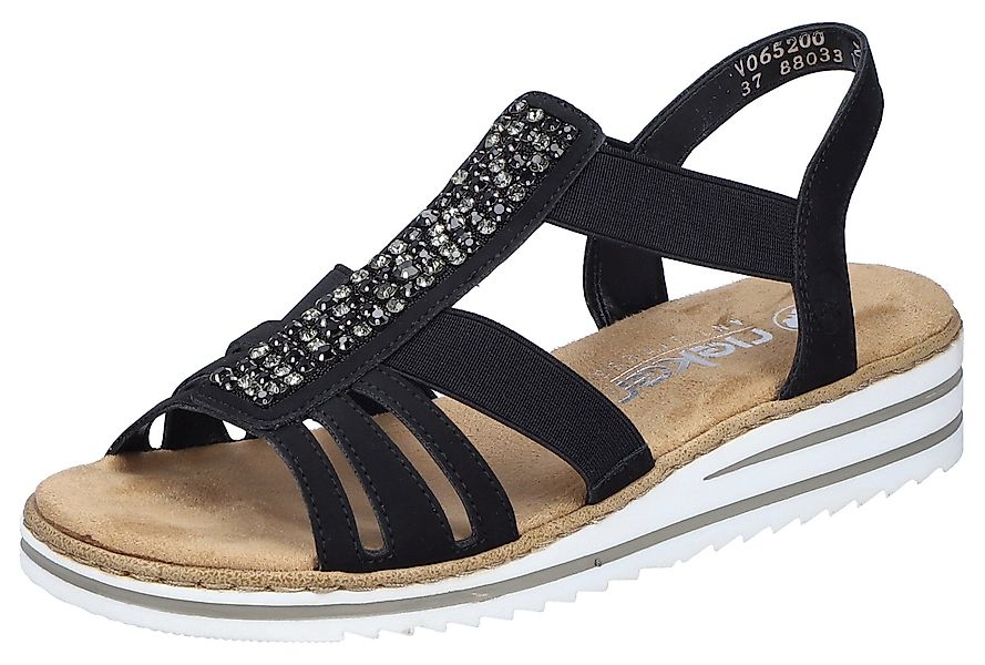 Rieker Keilsandalette, Sommerschuh, Sandale, Keilabsatz, mit günstig online kaufen