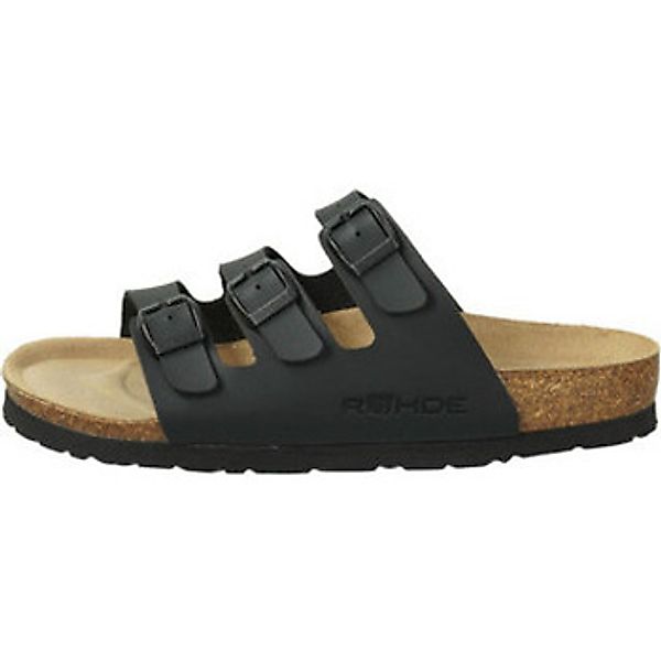 Rohde  Pantoffeln Komfort Sandalen für Damen in schwarz günstig online kaufen
