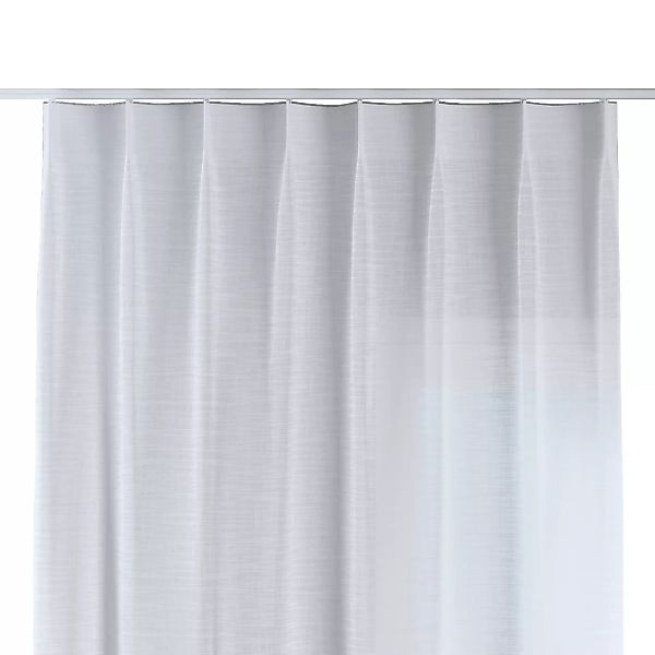 Vorhang mit flämischen 1-er Falten, weiß, Romantica (128-09) günstig online kaufen