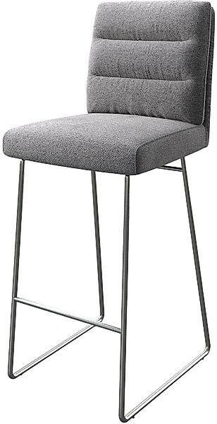 DELIFE Barhocker Pela-Flex, Kufengestell Edelstahl Strukturstoff günstig online kaufen