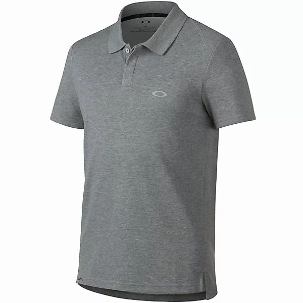 Oakley Link Short-Sleeve Herren-Poloshirt Athletic Heather Grey günstig online kaufen