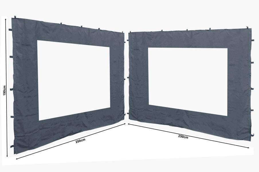 Quick Star Pavillonseitenteil 2 Seitenteile 250x190cm günstig online kaufen