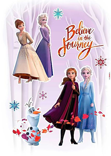 Komar Wandtattoo "Frozen 2 - Believe in the Journey - Größe 50 x 70 cm", (1 günstig online kaufen