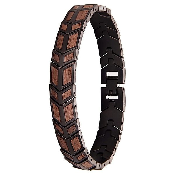 Holztick Bavaria Gliederarmband Nebulus, modern angeordnetes Gliederarmband günstig online kaufen