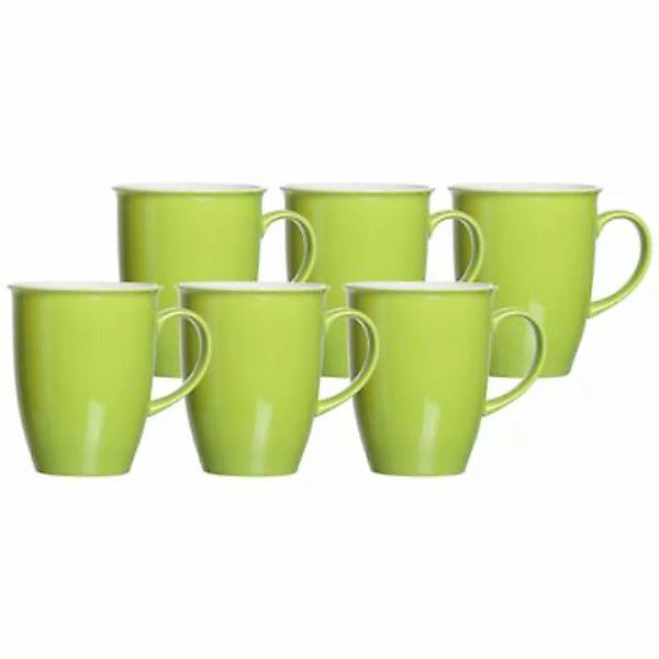 Ritzenhoff & Breker DOPPIO Kaffeebecher 320 ml Grün 6er Set Kaffeebecher gr günstig online kaufen