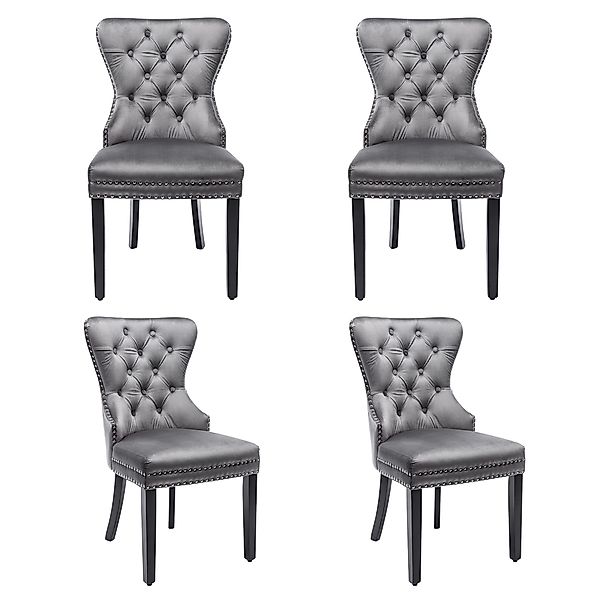 Flieks Esszimmerstuhl (4 St), Samt Stuhl günstig online kaufen
