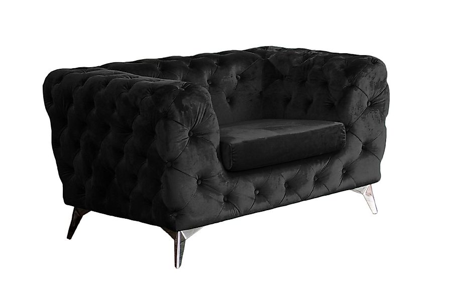KAWOLA Sessel NARLA, Chesterfield Loungesessel Velvet günstig online kaufen