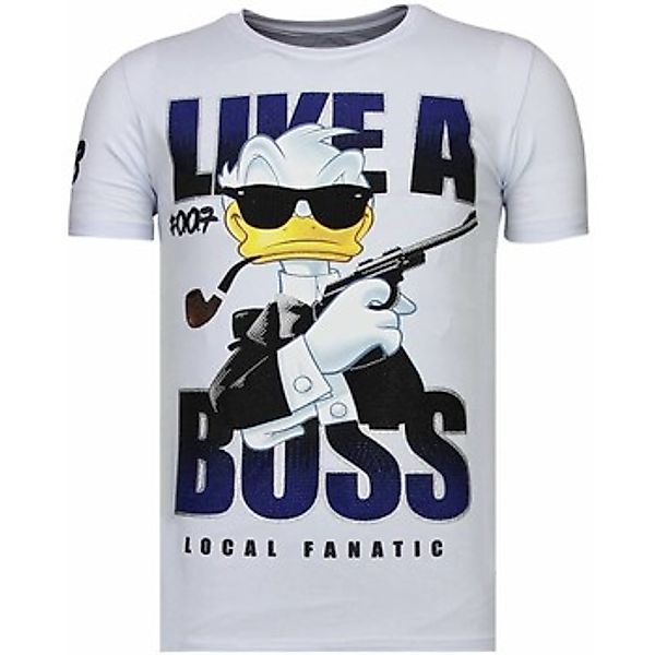 Local Fanatic  T-Shirt Like A Boss Strass günstig online kaufen