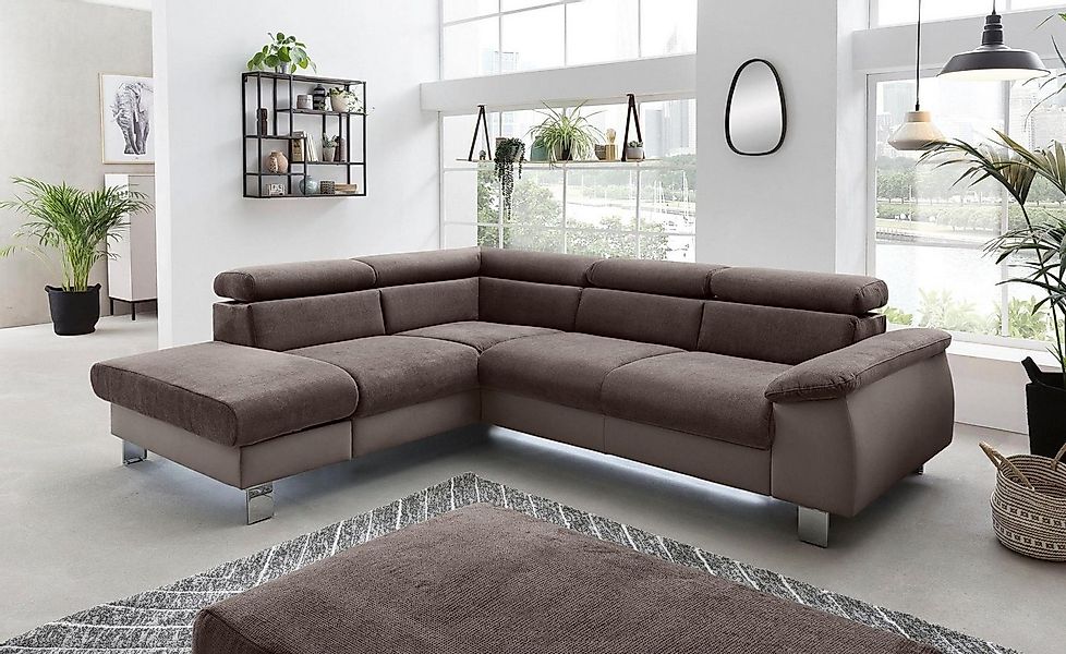 COTTA Polstergarnitur Komaris L-Form, (Set), Set bestehend aus: Ecksofa mit günstig online kaufen