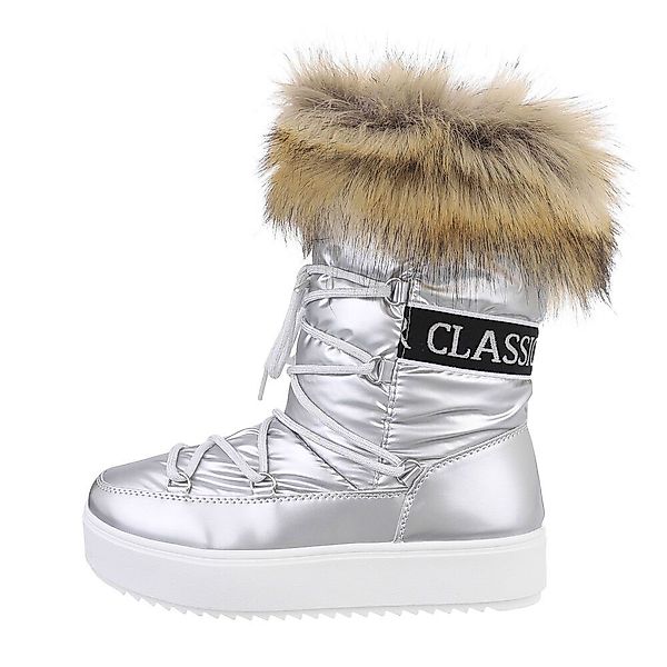 Ital-Design Damen Snowboots Outdoor Plateaustiefel Flach günstig online kaufen