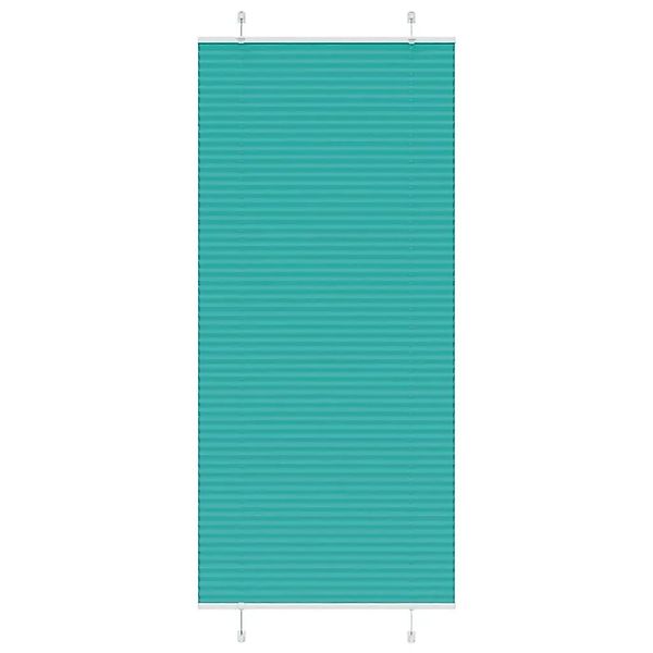 vidaXL Plissee Petrolgrün 100x200 cm Stoffbreite 99,4 cm Polyester 4015415 günstig online kaufen