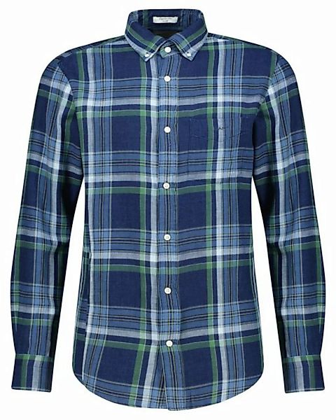 Gant Langarmhemd Herren Hemd INDIGO TWILL (1-tlg) günstig online kaufen