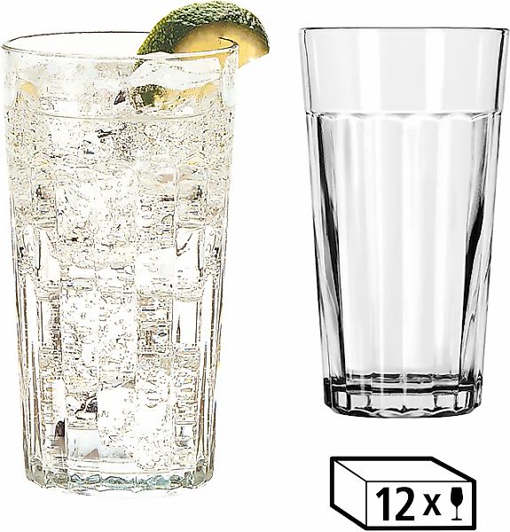 LIBBEY Gläser-Set »Cooler Glas -PANELED TUMBLERS- 355 ml, Ø: 8 cm, H: 13,5 günstig online kaufen