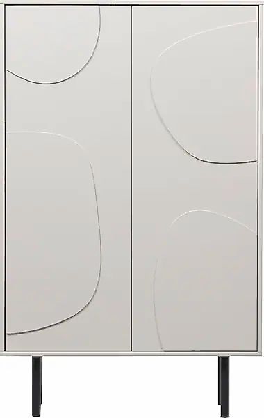 WOOOD Stauraumschrank "Cadiz", mit drei Böden, H 135 cm x B 85 cm günstig online kaufen