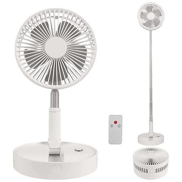 KAHOO Tischventilator höhenverstellbar USB, 4 Windstufen günstig online kaufen