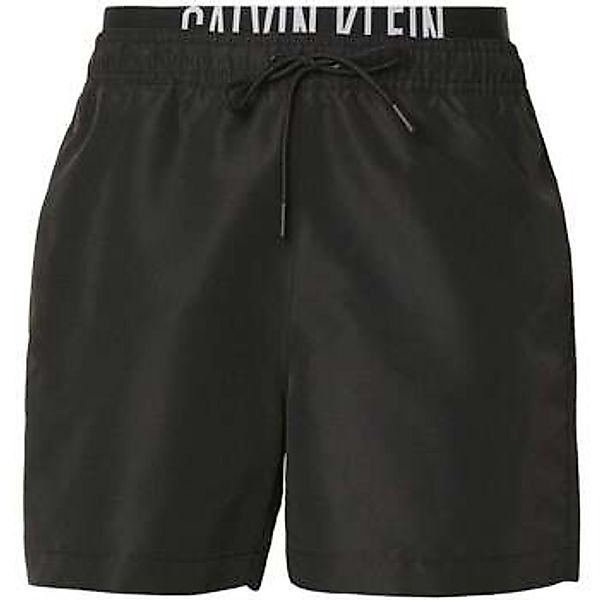 Calvin Klein Jeans  Badeshorts Double Waistband Swim Shorts Black günstig online kaufen