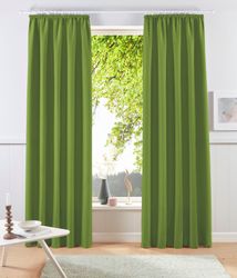 my home Vorhang "Raja, Gardinen mit Kräuselband, Vorhänge Wohnzimmer" Kräus günstig online kaufen