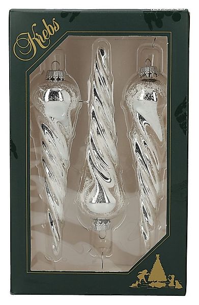 Figuren Shop GmbH Christbaumschmuck Weihnachtskugeln 3er Set - Einhorn-Hörn günstig online kaufen