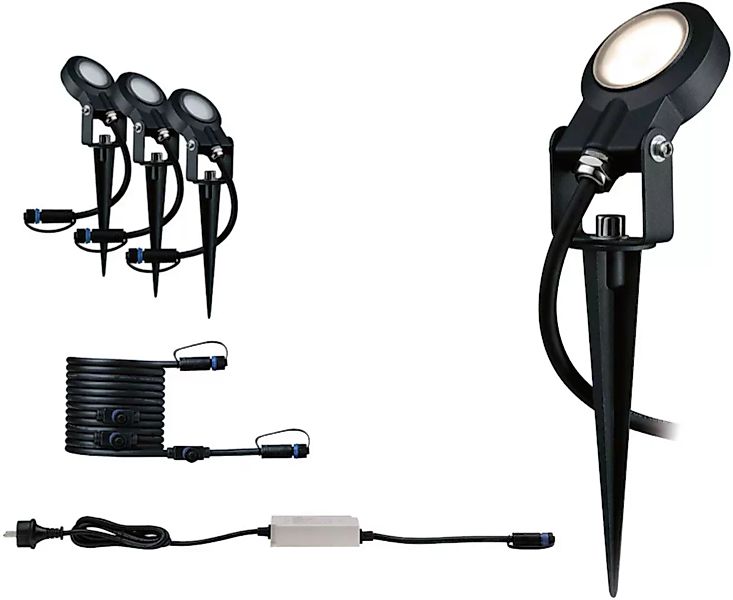 Paulmann LED Gartenstrahler "Plug & Shine", 3 flammig-flammig, LED-Modul, I günstig online kaufen