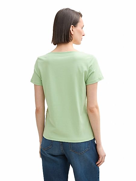 TOM TAILOR T-Shirt T-Shirt mit Streifenmuster günstig online kaufen