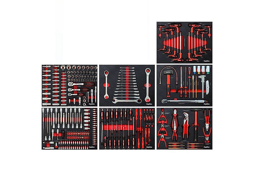 Mephisto-Tools Werkzeugset, (Set), metrisch, inkl. Soft Inlay in Carbon-Opt günstig online kaufen