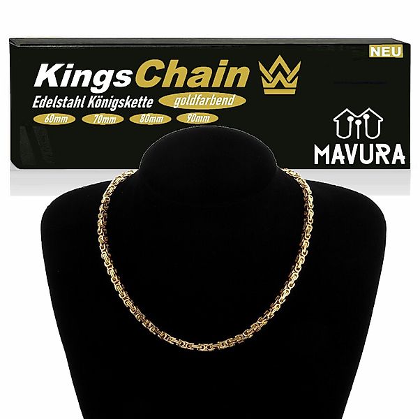 MAVURA Königskette KingsChain Königliche Gold Kette günstig online kaufen