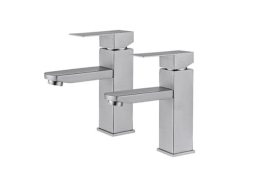HOMELIVE Waschtischarmatur Zweierpack Wasserhahn Bad Badarmatur Armatur Mis günstig online kaufen