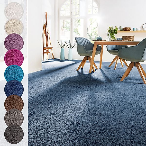 Andiamo Teppichboden »Sophie, Frisee-Velours, Made in Netherlands«, rechtec günstig online kaufen