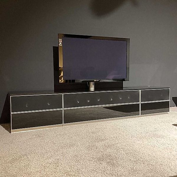 SPECTRAL Anbauschrank Catena Hifimöbel Korpus Schwarz Hochglanz Lautspreche günstig online kaufen