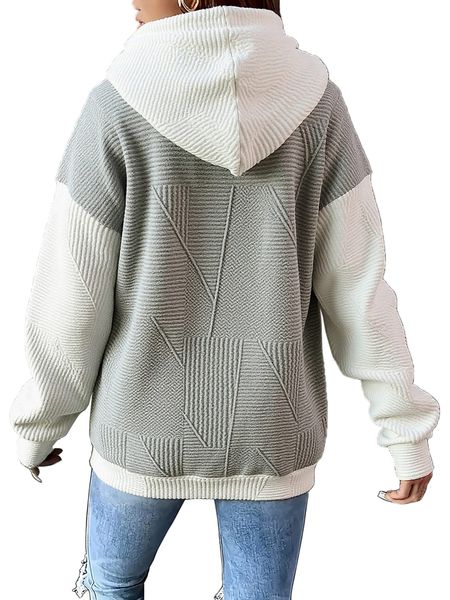 PYLIKE Kapuzenpullover Damen Winterhoodie casual mit günstig online kaufen