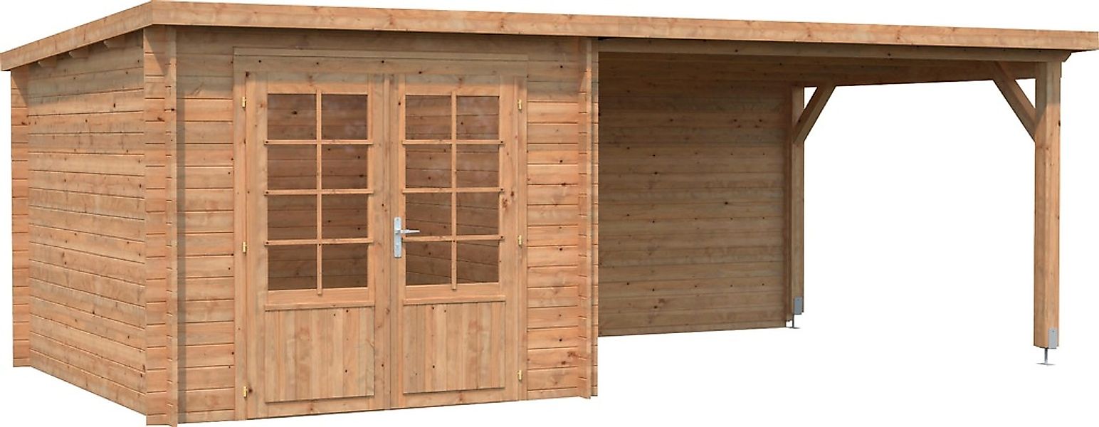 Palmako Gartenhaus "Ella" 6,9+10,0 m², mit Anbaudach günstig online kaufen