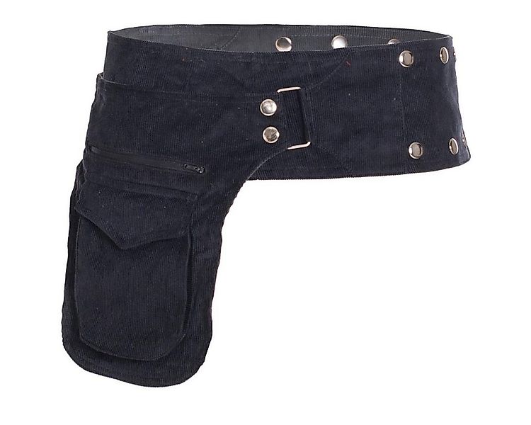 Vishes Gürteltasche Bauchltasche mit Druckknöpfen zum Wenden aus Cord günstig online kaufen