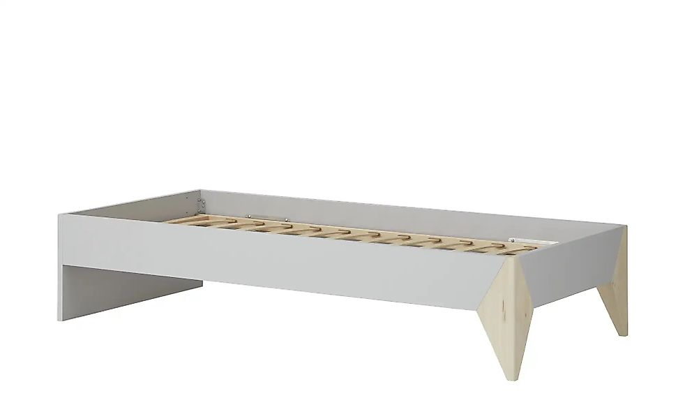 Jugendbett  ZE+ ¦ grau ¦ Maße (cm): B: 97 H: 43 Betten > Bettgestelle - Höf günstig online kaufen