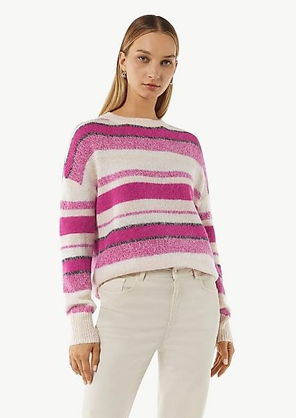 comma casual identity Langarmshirt Strickpullover im Relaxed Fit aus Alpaka günstig online kaufen