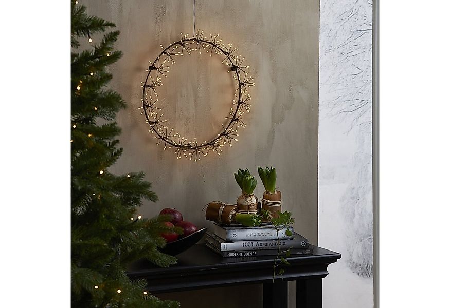 MARELIDA Dekokranz LED Lichtkranz Fensterkranz Türkranz beleuchtet D: 35cm günstig online kaufen