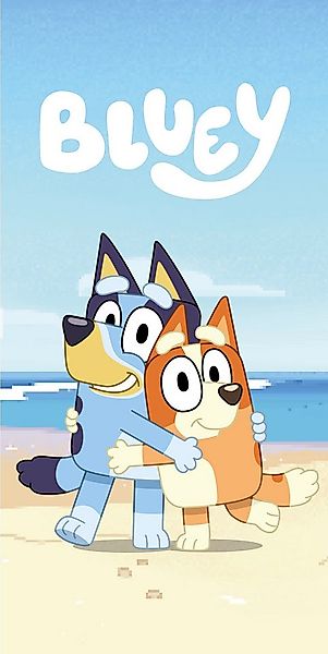 Bluey Badetuch Duschtuch weiches Badetuch Größe: 70 x 140 cm 100% Baumwolle günstig online kaufen