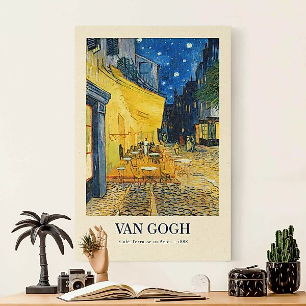 Leinwandbild auf Naturcanvas Vincent van Gogh - Café-Terrasse in Arles - Mu günstig online kaufen