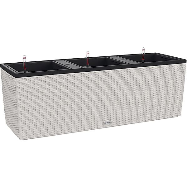 Lechuza Pflanzgefäß Trio Cottage 130 cm x 42 cm x 44 cm Lichtgrau günstig online kaufen