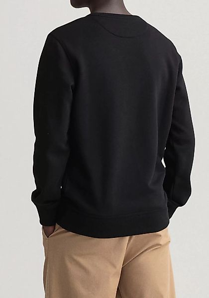 Gant Sweatshirt ARCHIVE SHIELD C-NECK mit geripptem Rundhalsausschnitt günstig online kaufen